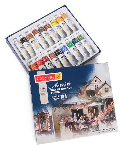 camlin-artist-water-col-tube-18-shades